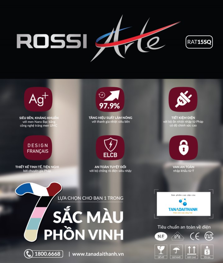 Bình nước nóng Rossi Arte - 1