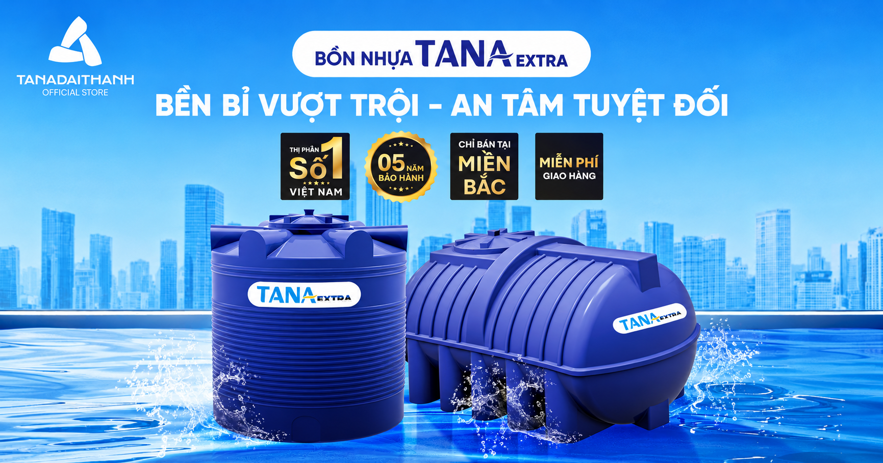 Bồn nhựa Tân Á Extra