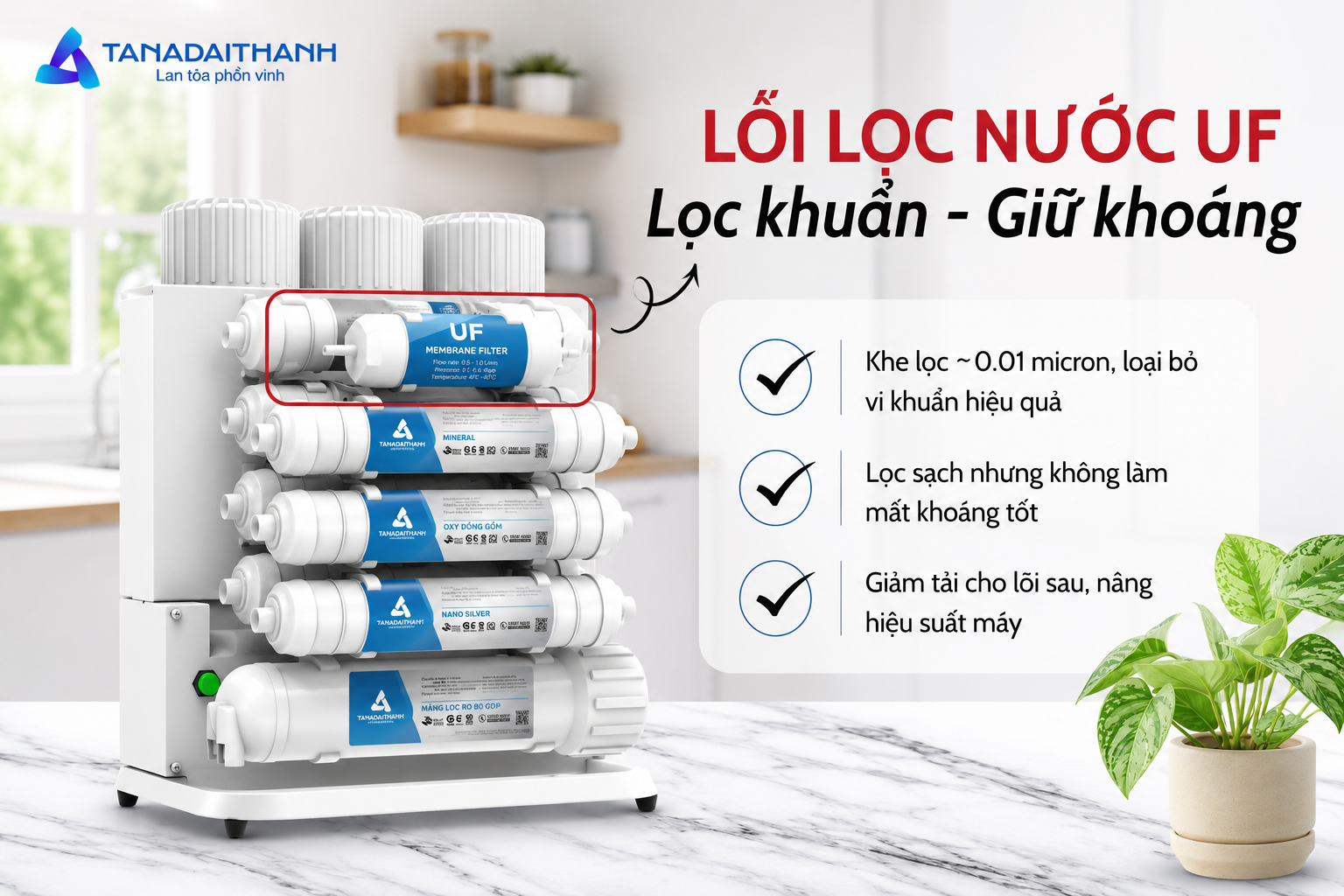 máy lọc nước Rossi Core 12 lõi