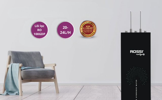 Máy lọc nước Hydrogen E 12 lõi có chất lượng nước cao