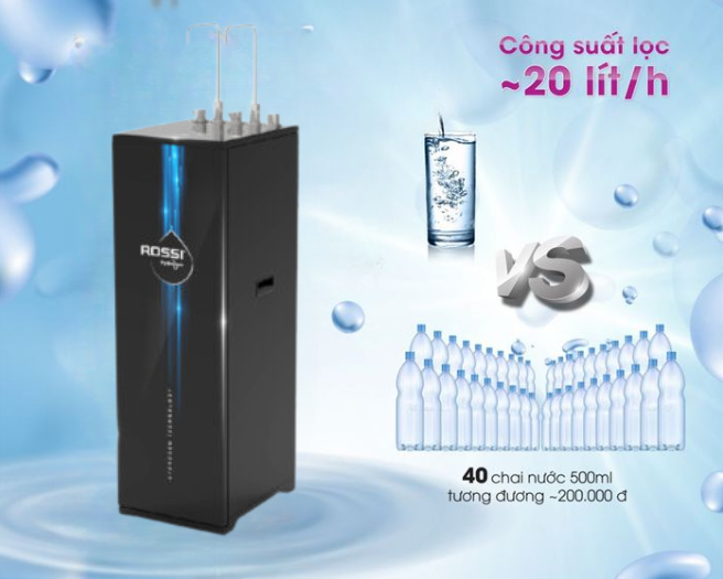 Công suất máy lọc nước Hydrogen