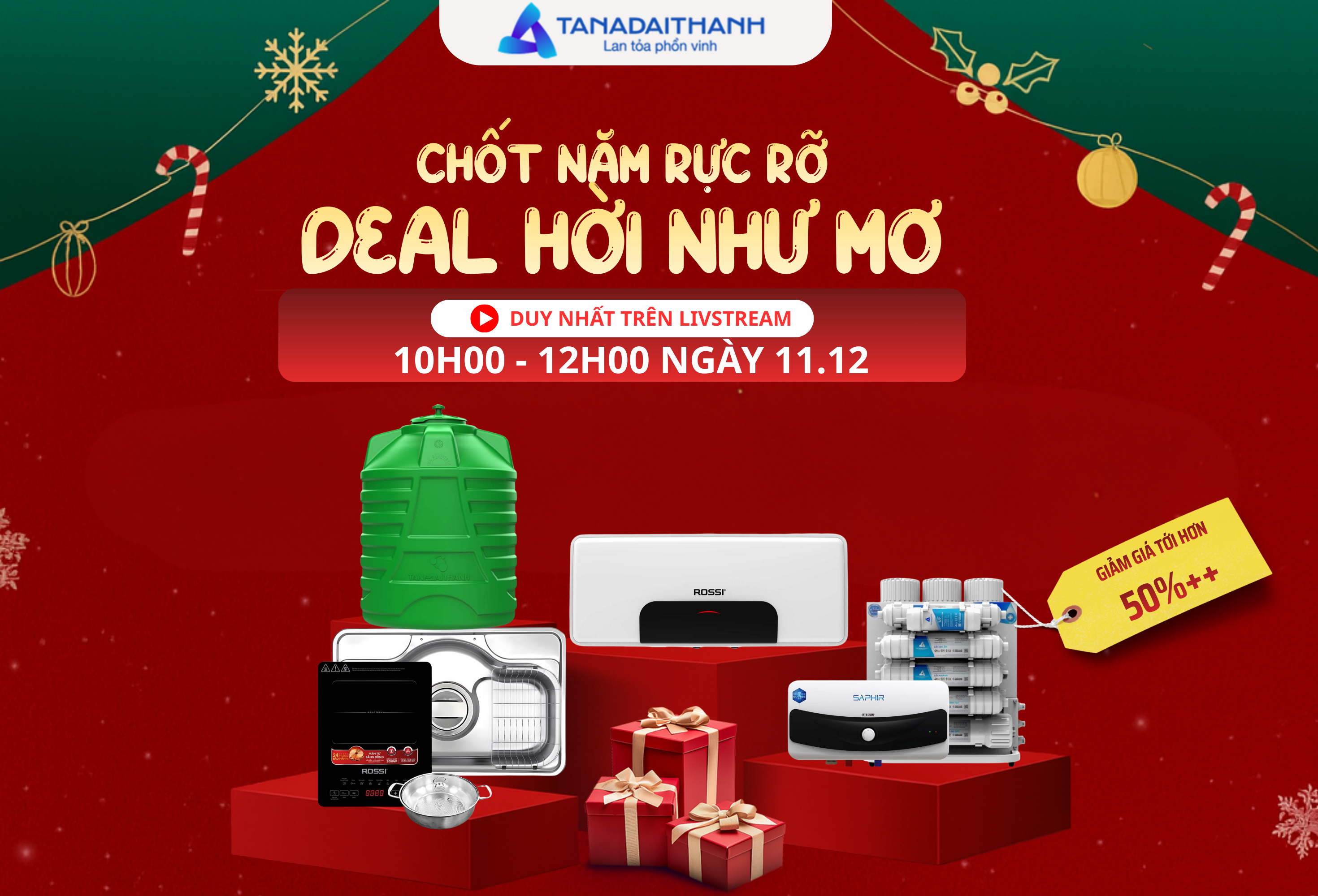 Phiên livestream 11.12 có rất nhiều ưu đãi hấp dẫn