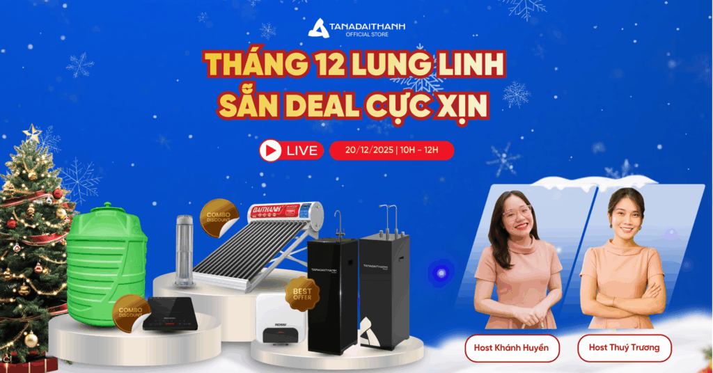 Livestream 20/12 có rất nhiều ưu đãi hấp dẫn