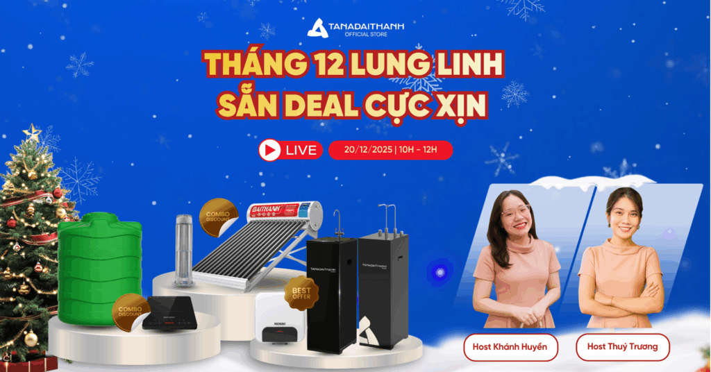 Livestream 20/12 có rất nhiều ưu đãi hấp dẫn