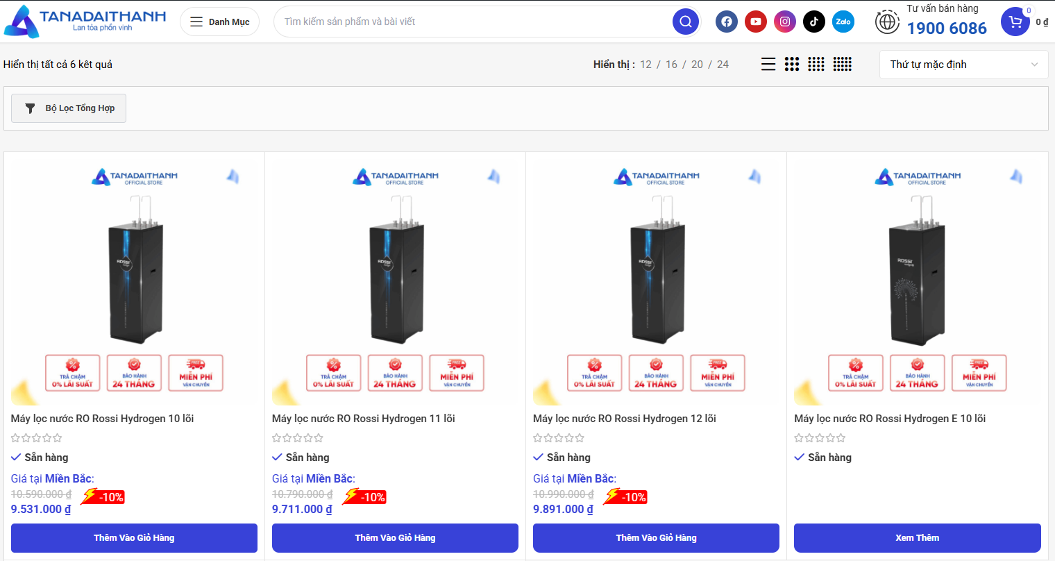 Nên mua máy lọc nước RO hay Hydrogen