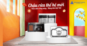 3 dòng chậu rửa nổi bật của Tân Á Đại Thành