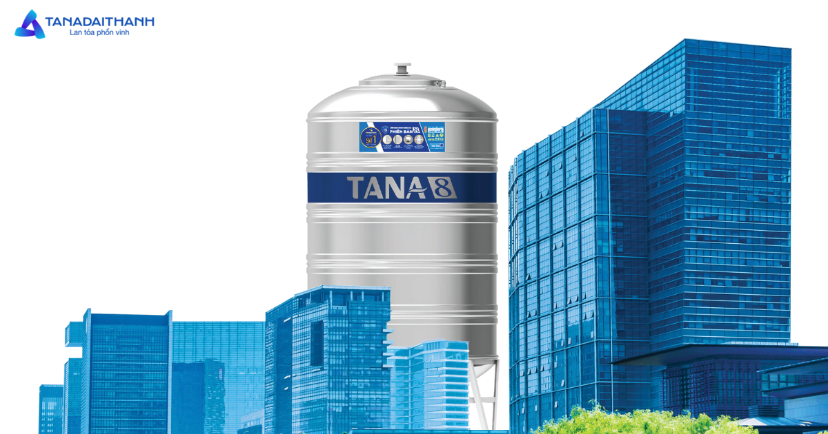 Bồn inox Tân Á Đại Thành được làm từ inox 304