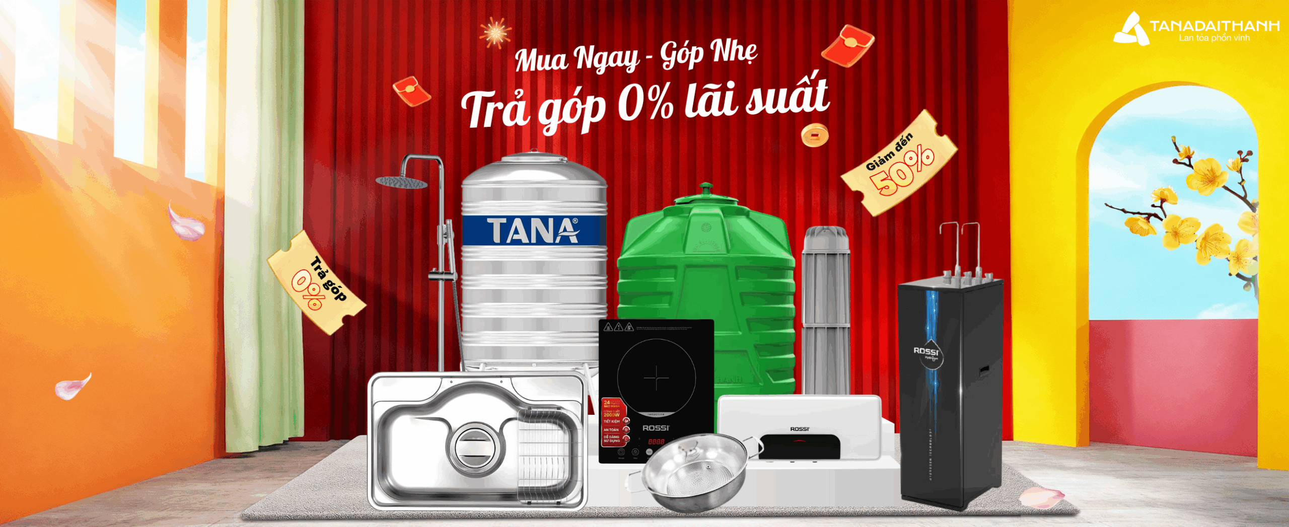 Tân Á Đại Thành miễn phí giao hàng Tết 2026