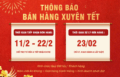Tân Á Đại Thành bán hàng xuyên tết