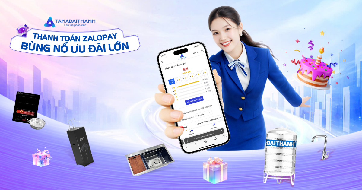 Ưu đãi Zalopay của Tân Á Đại Thành