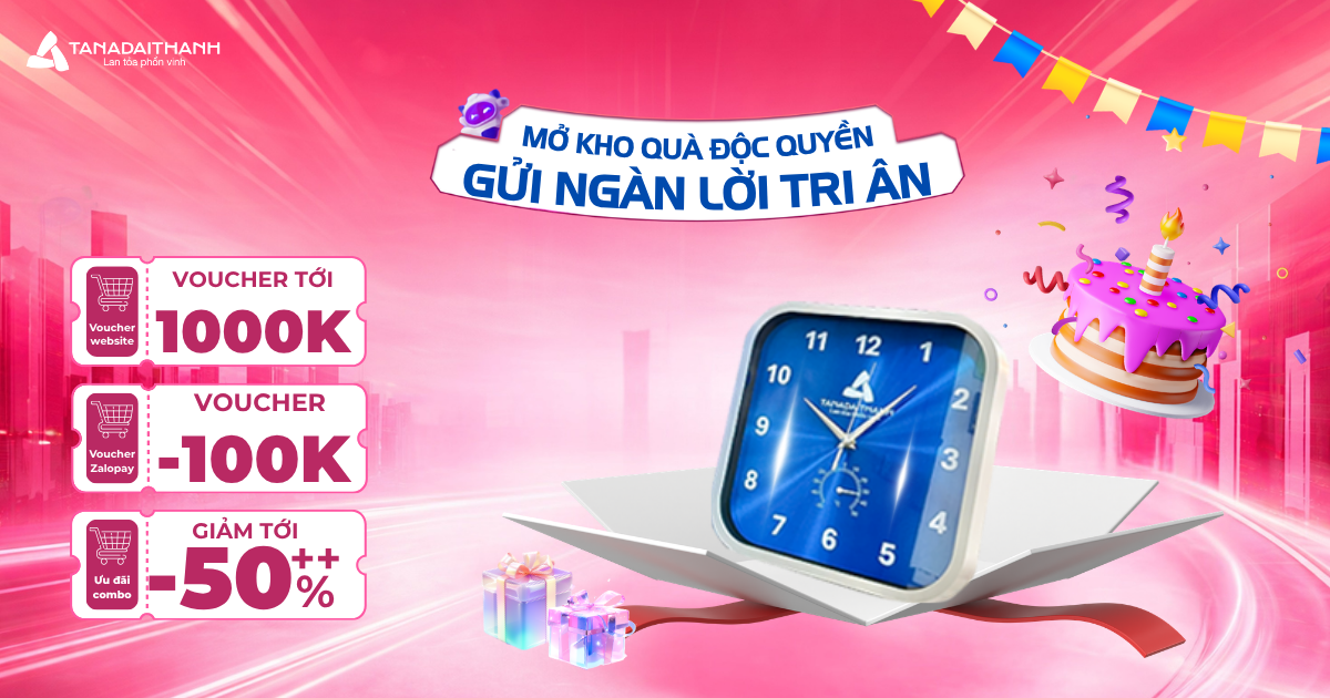 Quà tặng độc quyền mừng sinh nhật