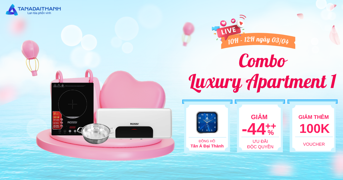 Ưu đãi combo trong livestream Tân Á Đại Thành miền Nam