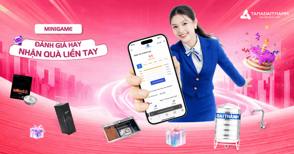 Minigame sinh nhật website Tân Á Đại Thành