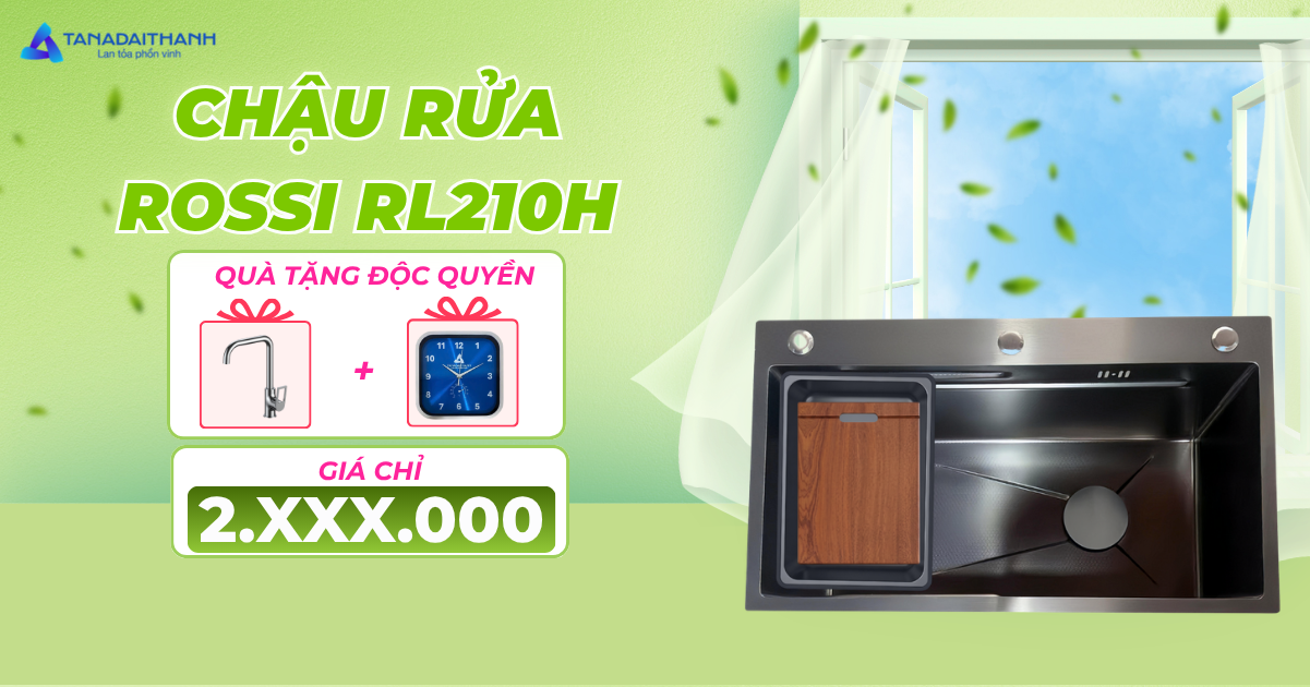 Ưu đãi mua 1 tặng 2 khi mua chậu rửa 1 hố