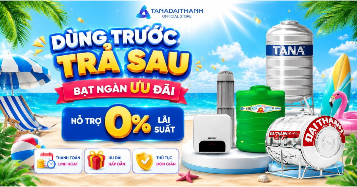Ưu đãi trả góp 0% lãi suất