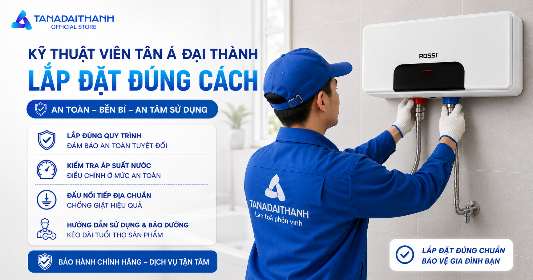 Van xả nước bình nóng lạnh chảy nước