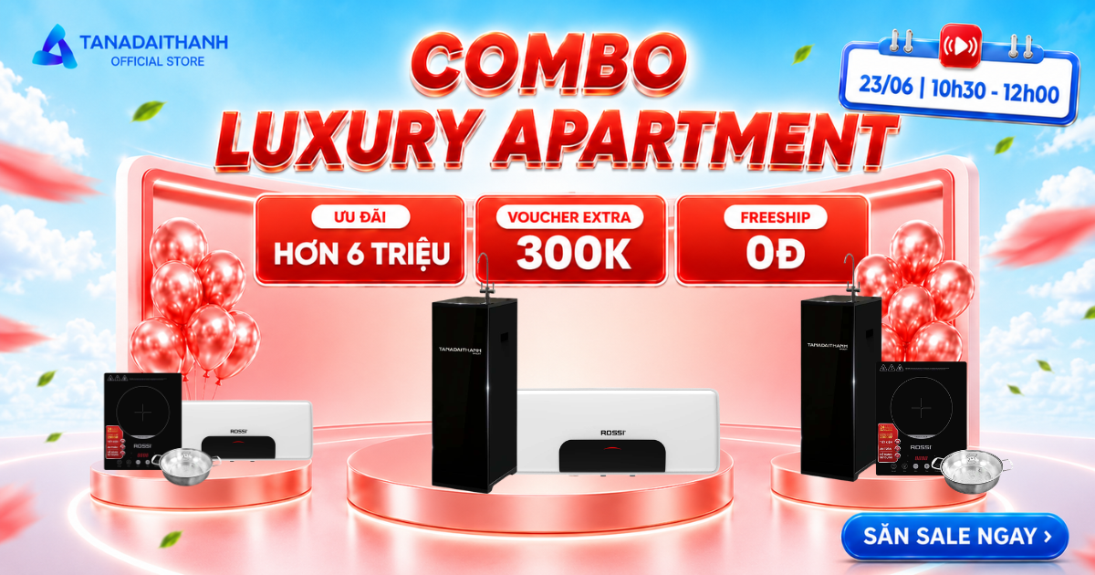 Combo Luxury Apartment nhiều ưu đãi trong livestream