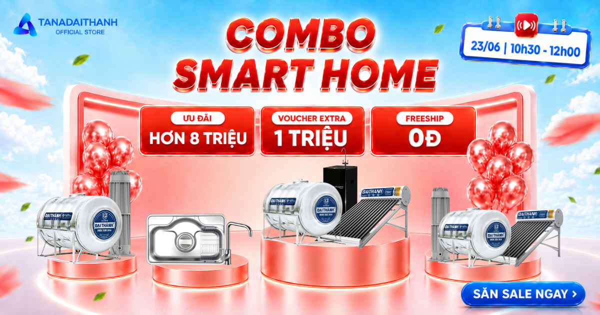 Combo Smart Home nhiều ưu đãi trong livestream