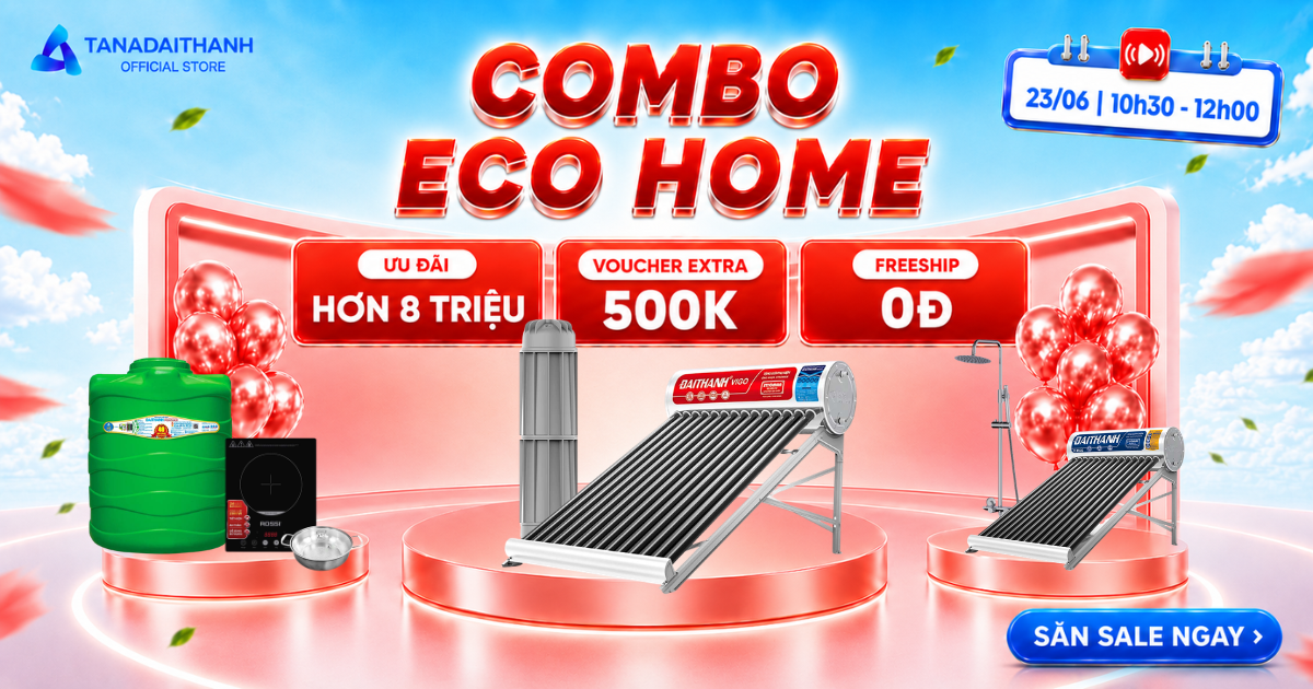 Combo Eco Home nhiều ưu đãi trong livestream