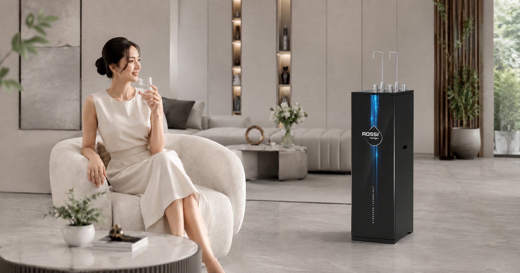 review máy lọc nước Rossi Hydrogen