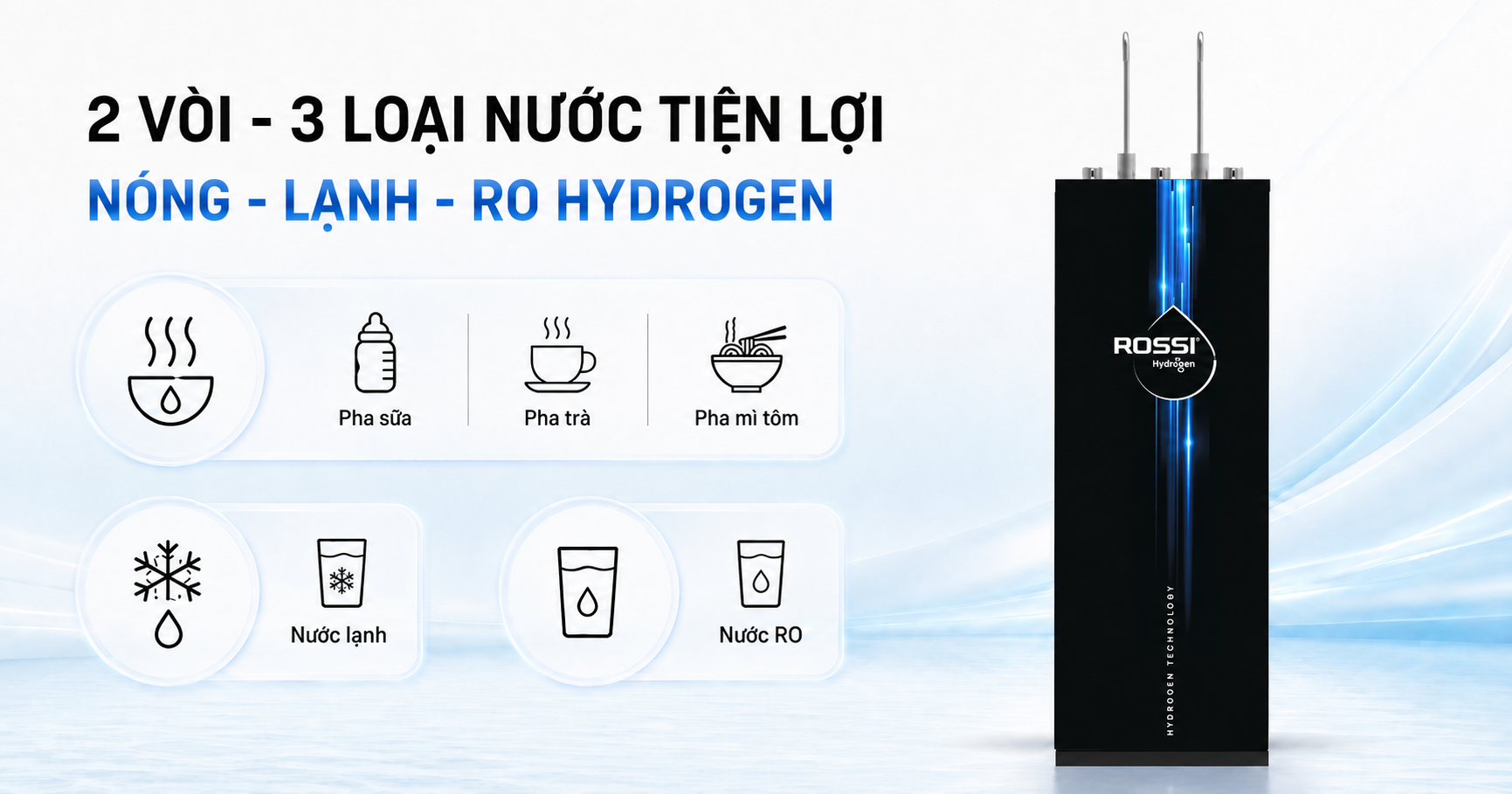 đánh giá máy lọc nước Rossi Hydrogen
