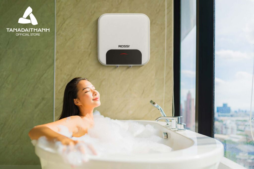 Bình nóng lạnh gián tiếp nổi bật ở khả dự trữ nước nóng cho nhu cầu sử dụng nhiều lượt trong gia đình