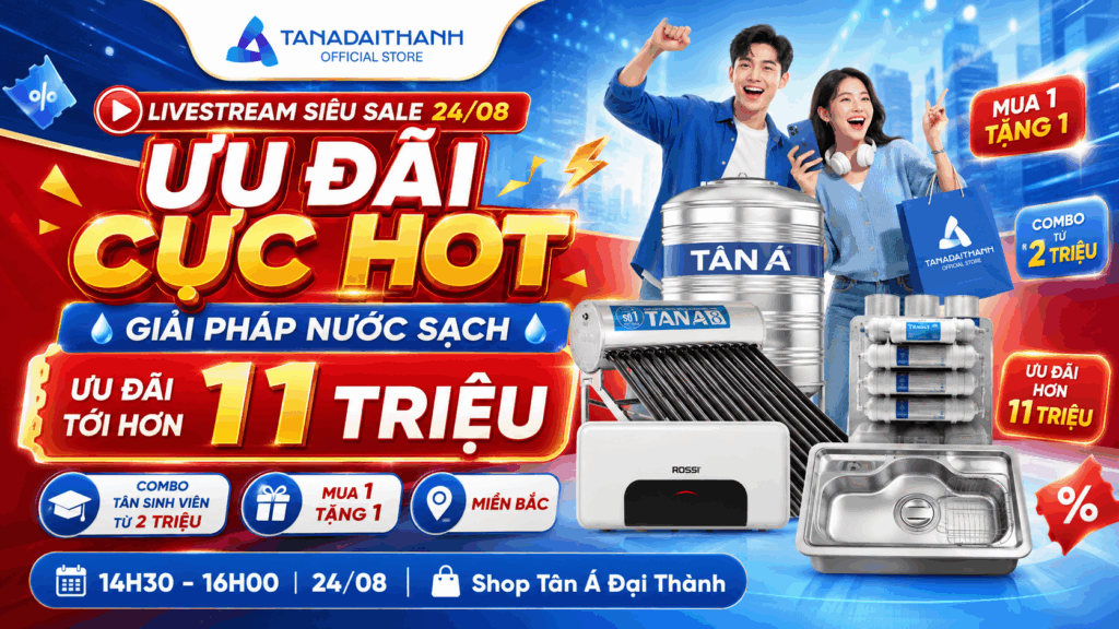 Livestream Shop Tân Á Đại Thành 24/08 có gì?