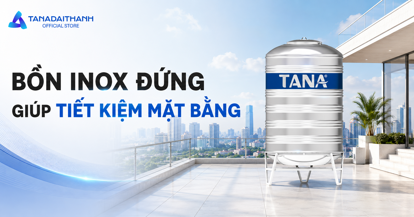 Nhà 40m2 nên mua bồn inox và năng lượng mặt trời dung tích bao nhiêu?
