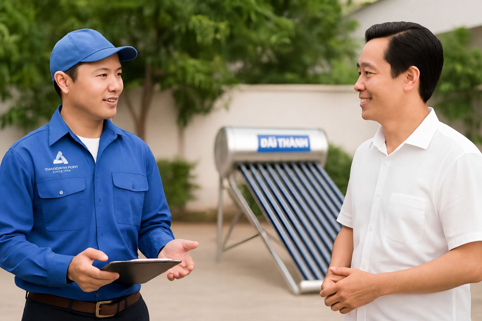 Cần lưu ý về độ an toàn và kỹ thuật khi vệ sinh máy nước nóng năng lượng mặt trời
