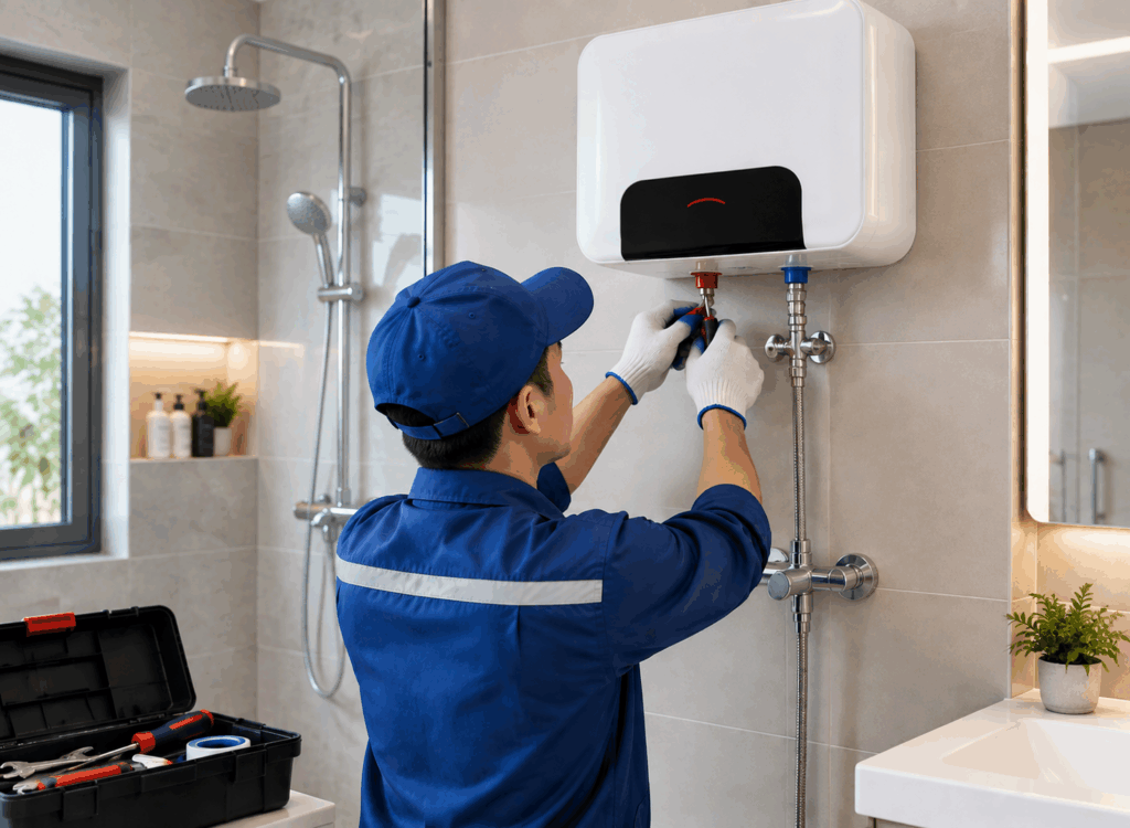 Cách lắp bình nóng lạnh đúng chuẩn từ kỹ thuật viên Tân Á Đại Thành