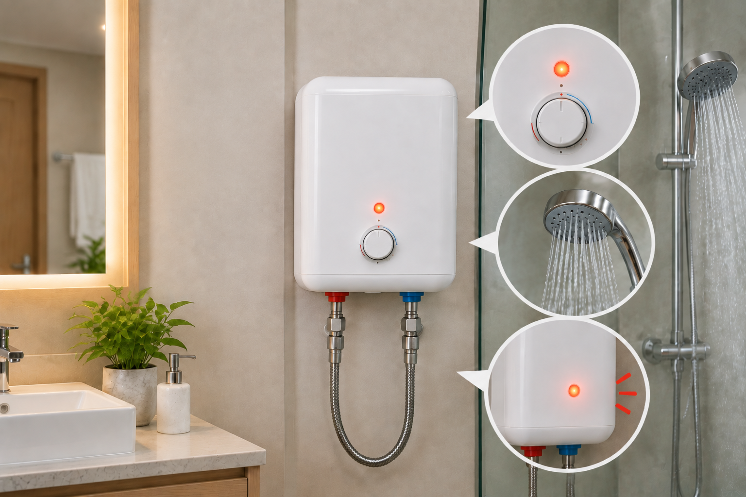 Kiểm tra vận hành giúp xác nhận bình nóng lạnh hoạt động ổn định sau khi vệ sinh