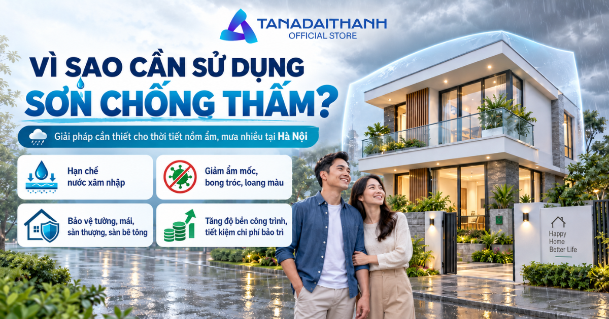 Địa chỉ mua sơn chống thấm ipaint ở Hà Nội
