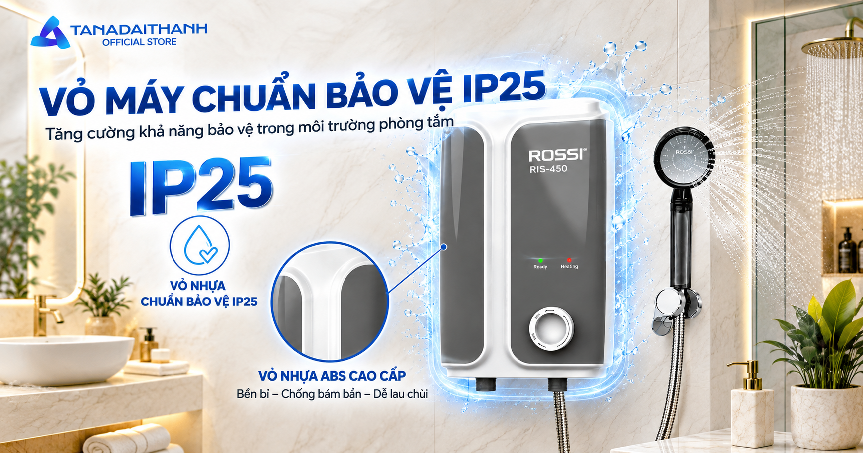 Máy nước nóng trực tếp RIS-450