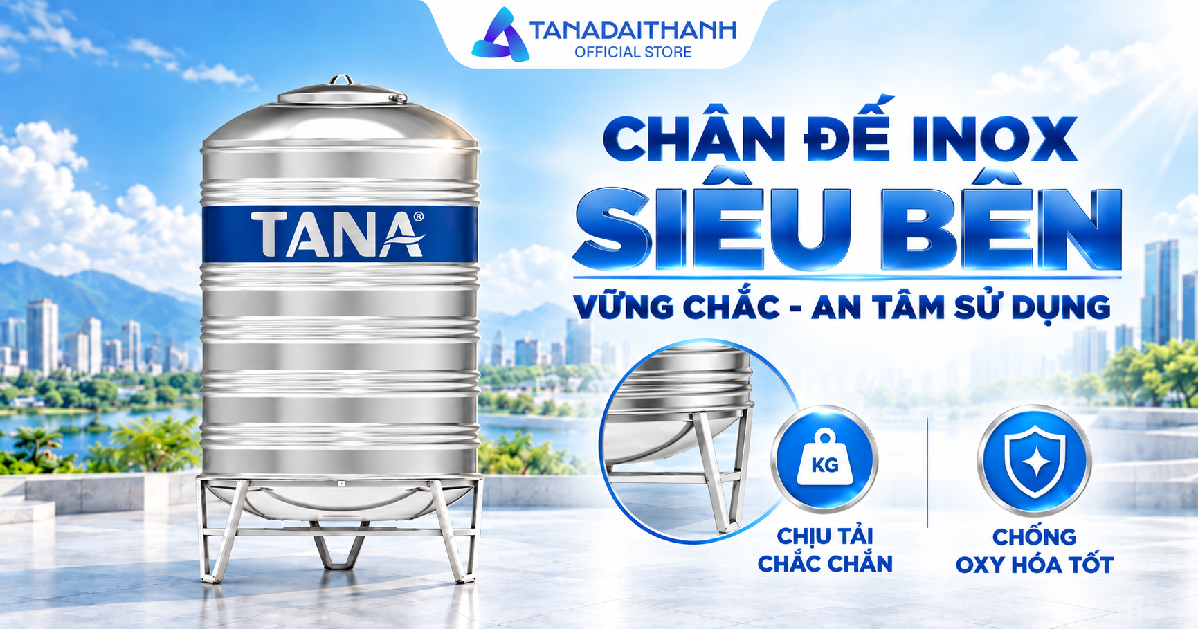 Bồn inox Tân Á có gì