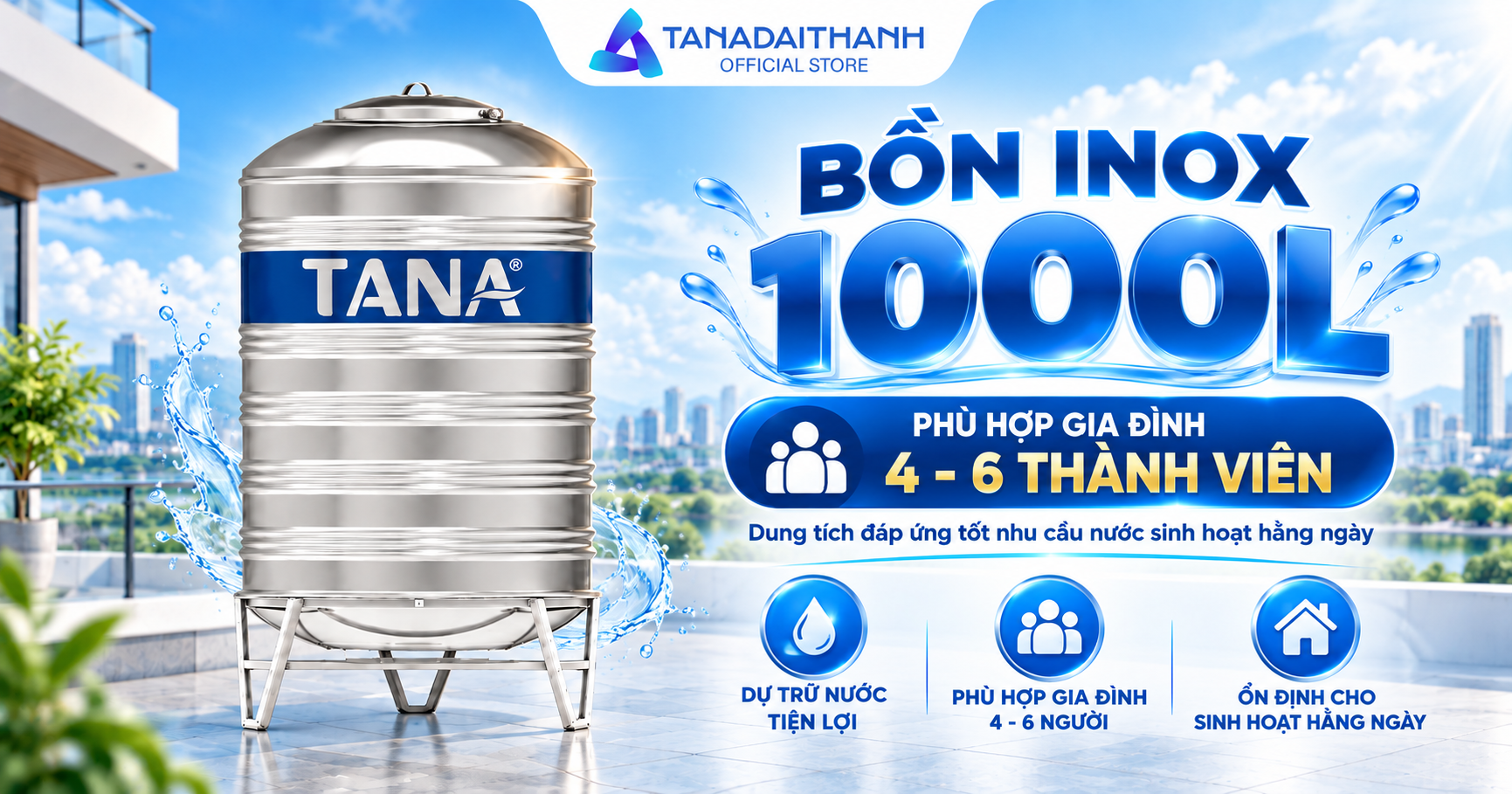 Bồn inox Tân Á có gì
