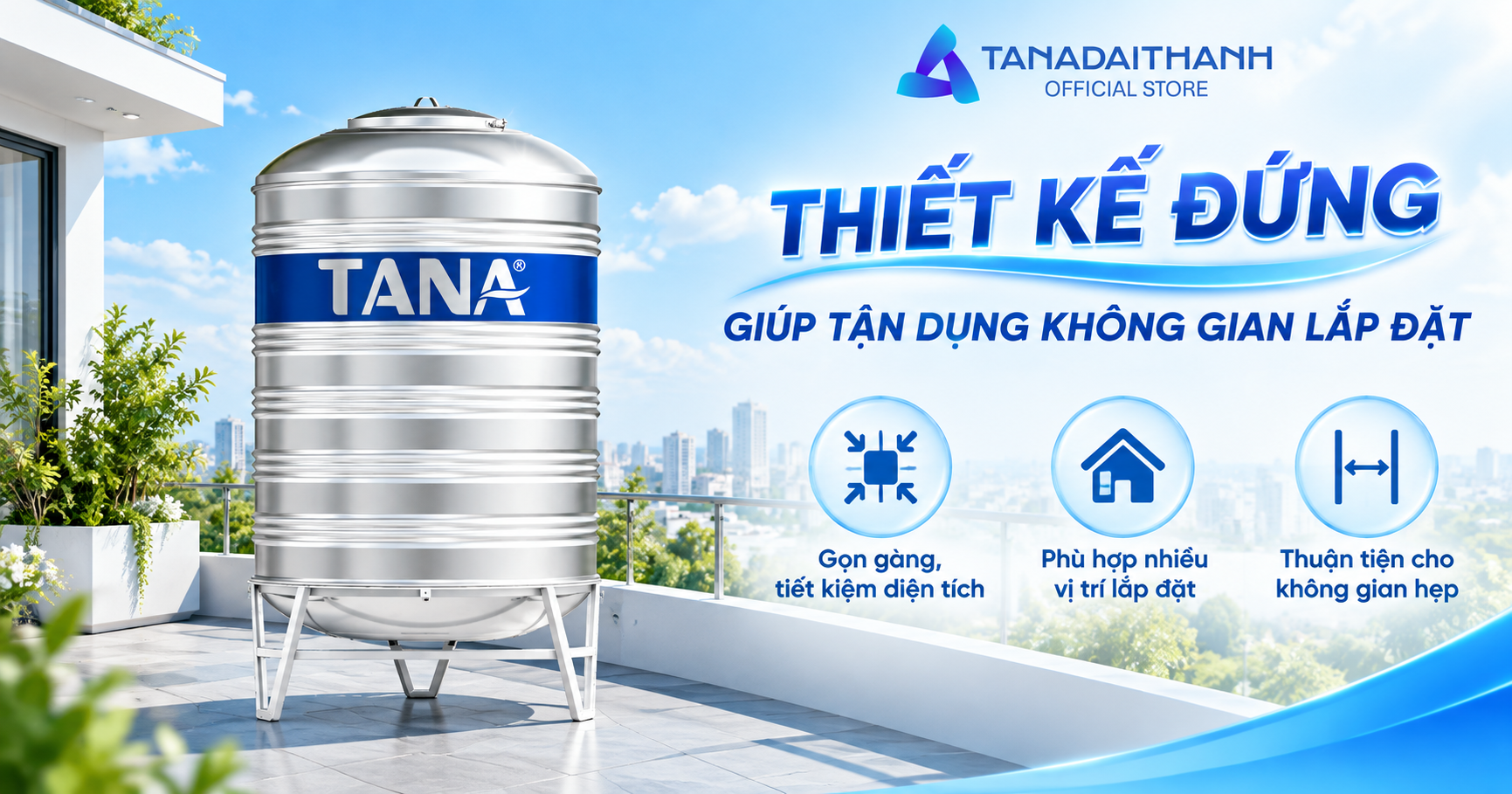 Bồn inox Tân Á có gì