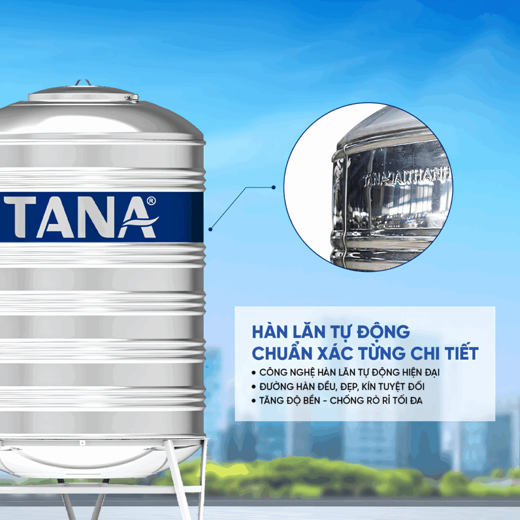 Bồn nước inox Tân Á Đại Thành là sự lựa chọn hàng đầu của nhiều gia đình