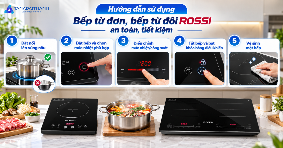 Hướng dẫn sử dụng bếp từ