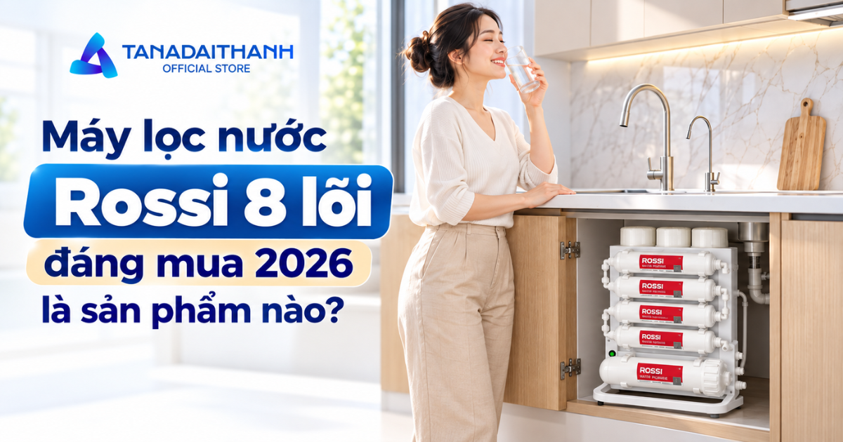 Máy lọc nước Rossi 8 lõi