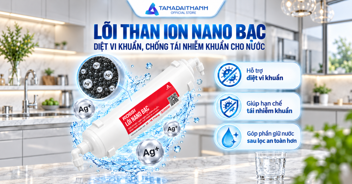 Máy lọc nước Rossi 8 lõi