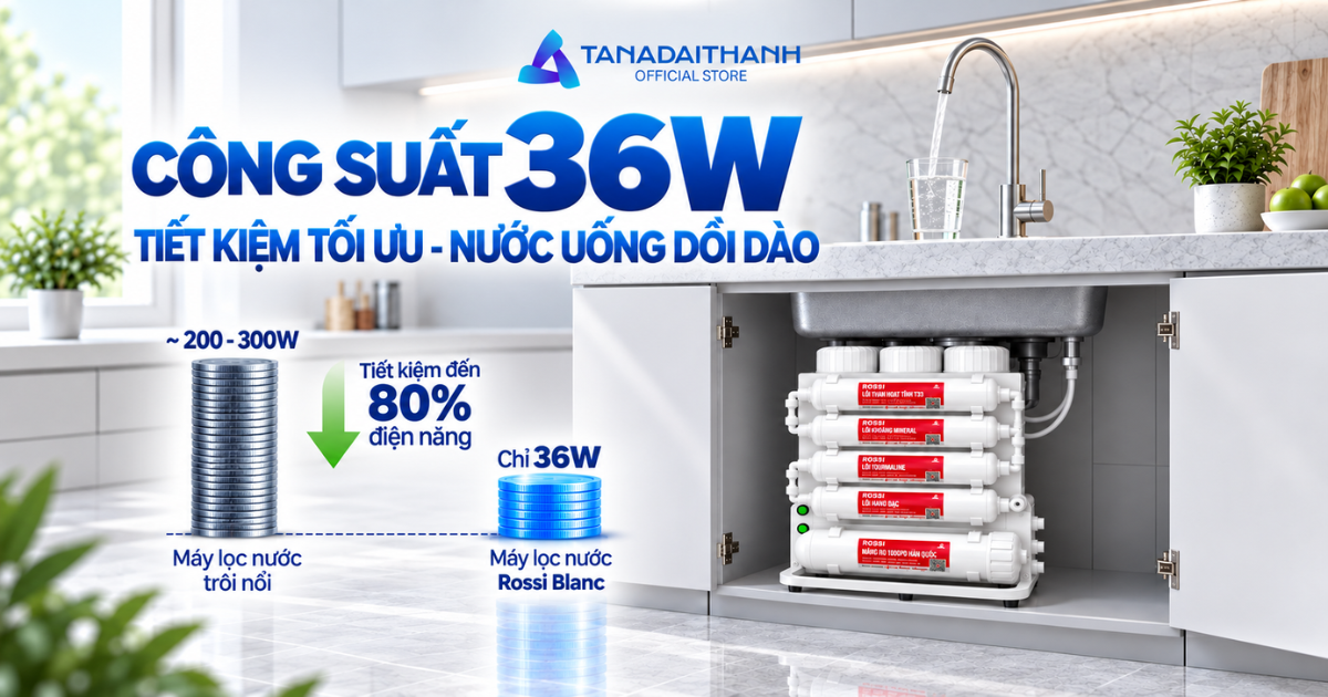 Máy lọc nước Rossi 8 lõi