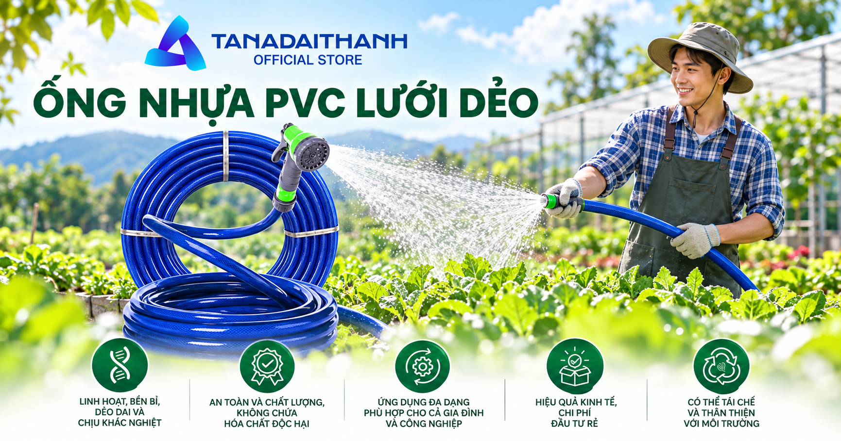 Ống PVC lưới dẻo là gì